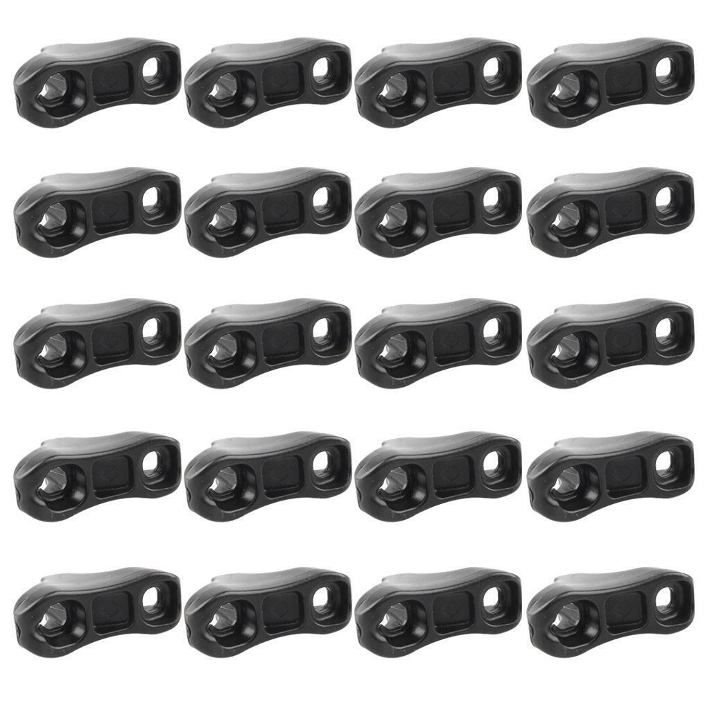20x Camping Awning Tent Guy Line Runners Guyline Cord Rope Tensioners 22mm