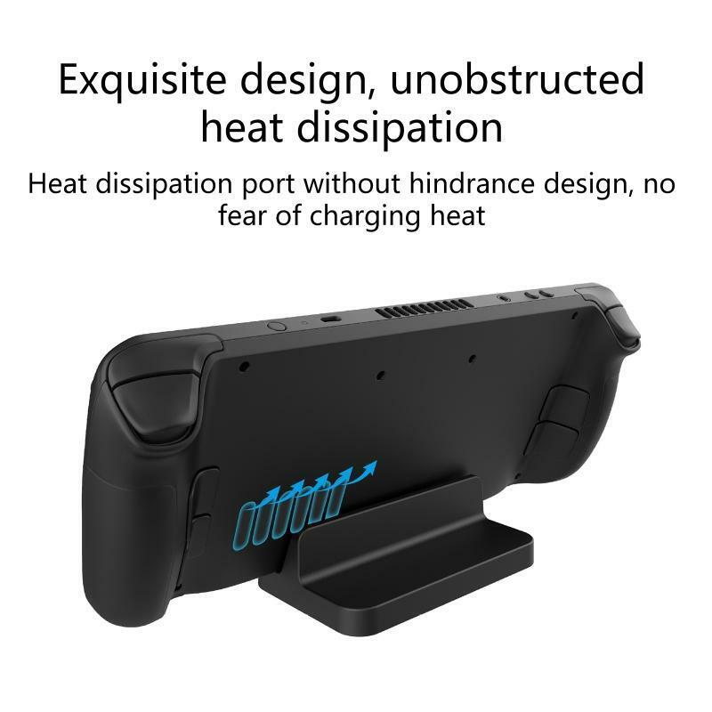 Portable Console Holder Dock Base Stand Compatible with Switch/Steam Deck Host
