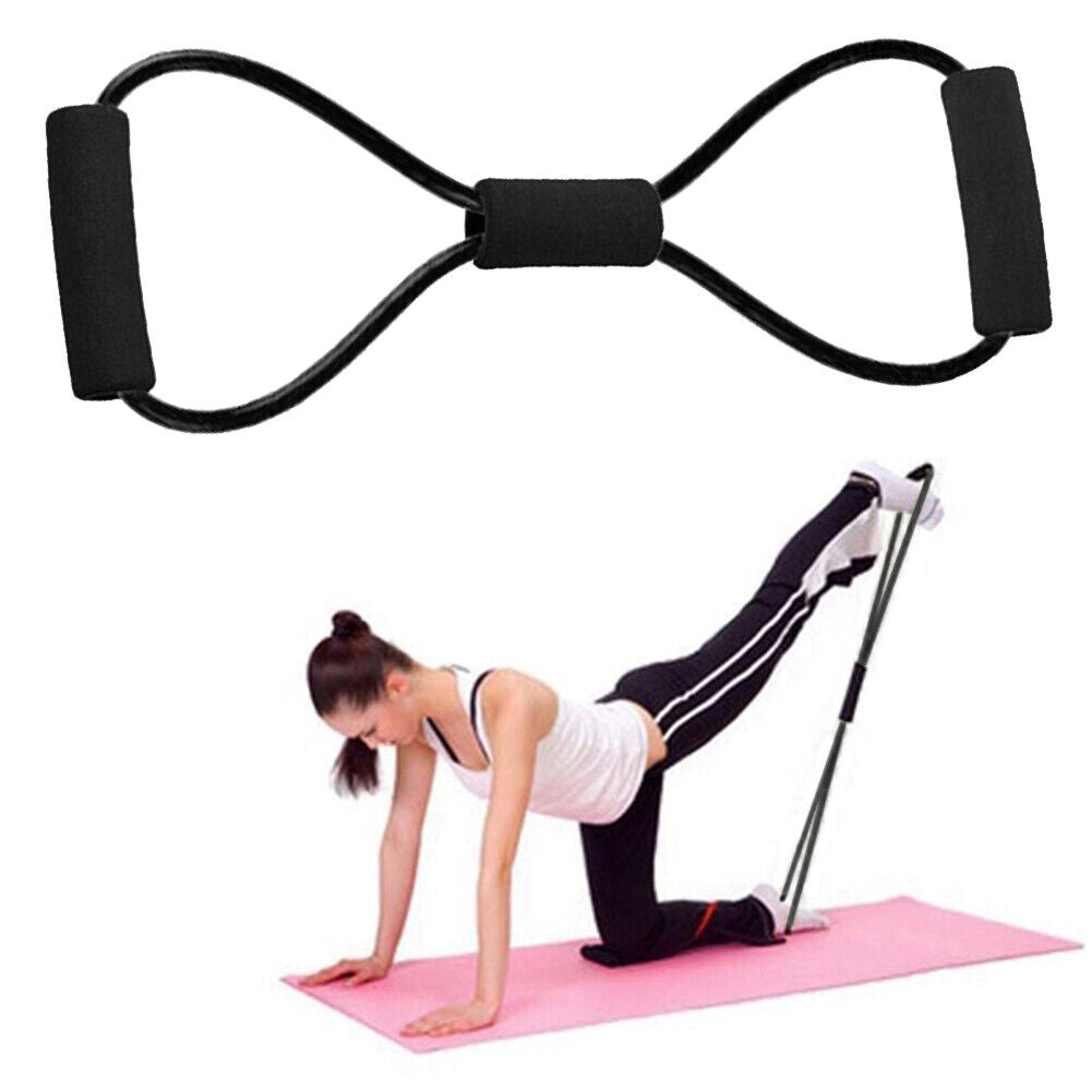 Yoga Resistance Exercise Bands 8 Shaped Muscle Training Pull Tension Rope