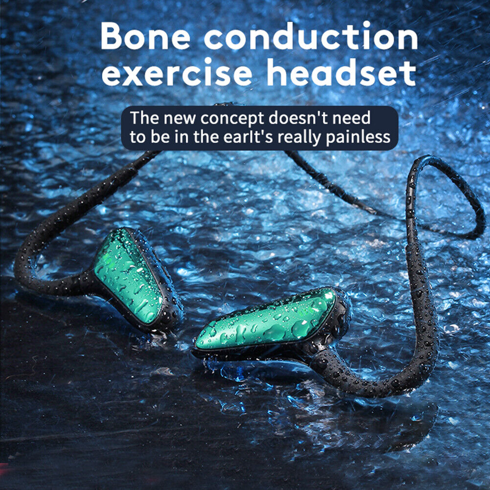 M-D8 Bone Conduction Headphones Open Ear Bluetooth-compatible 5.2 Earphones