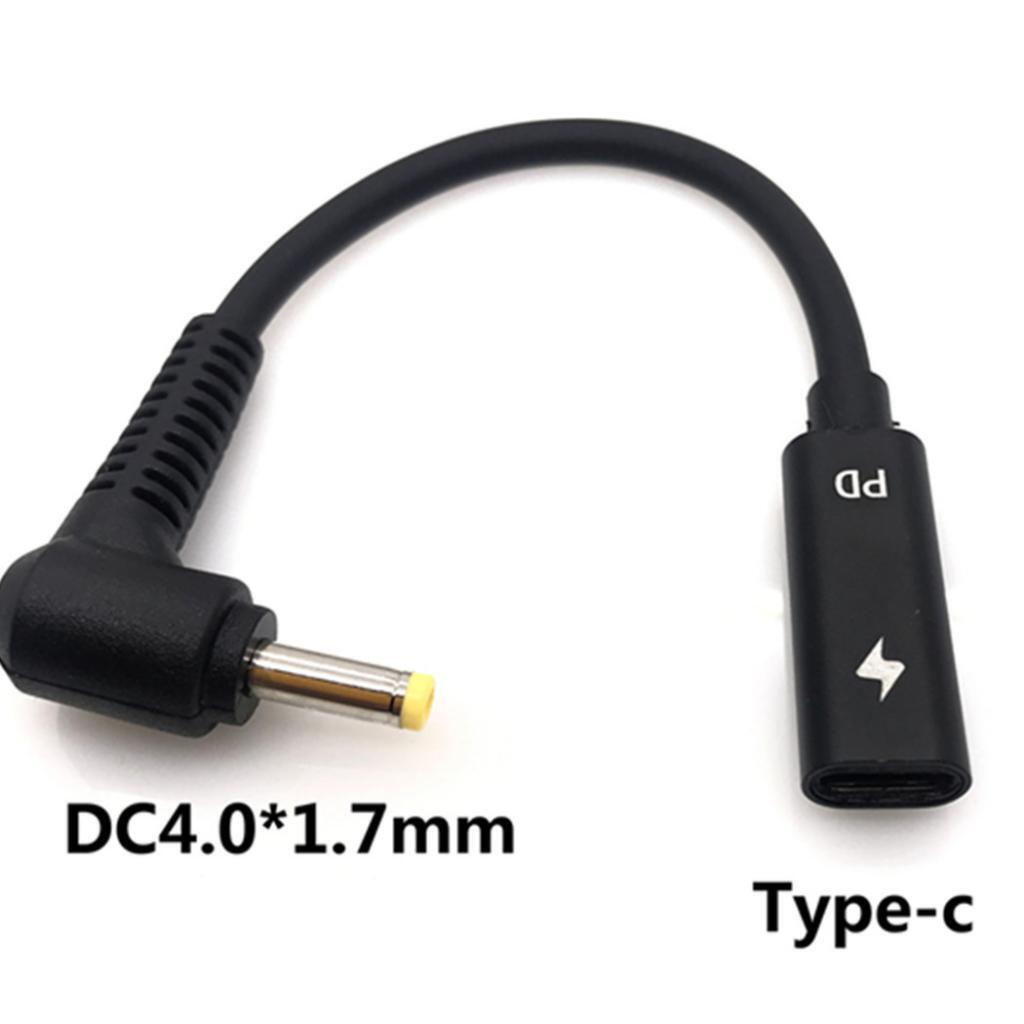 Type-C Female To Male Elbow With PD Chip Short Interface Laptop Adapter