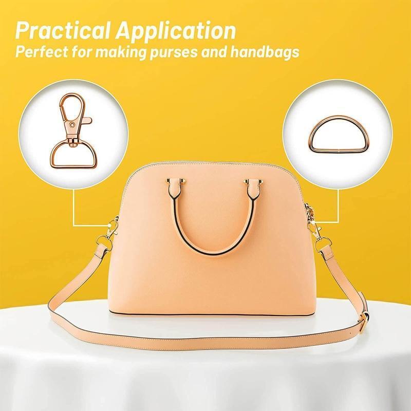 Lanyard Snap Hook D Ring Lobster Claw Clasps for Sewing Repair Handicraft 120PCS