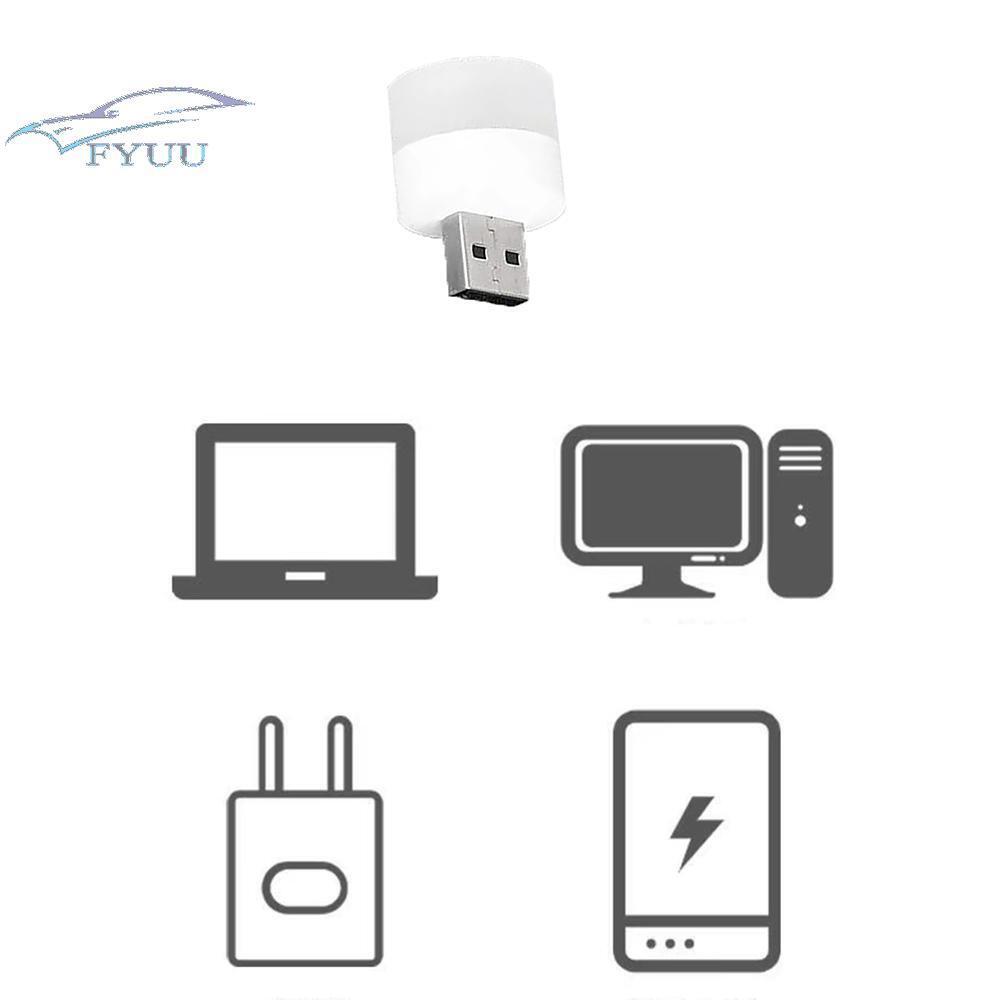 10 x Protable USB Night Light White LED Eye Protection Reading Table Lamp 5V 1W