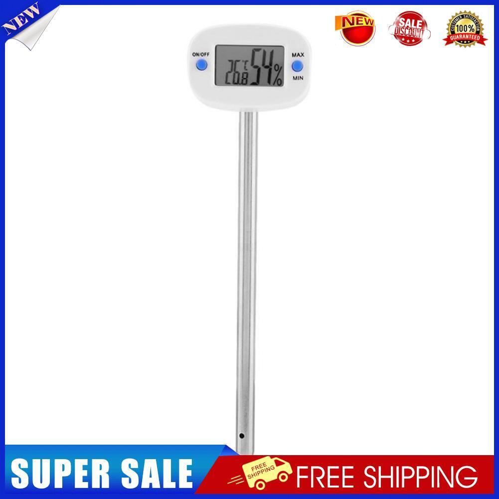 LCD Soil Thermometer Hygrometer Probe Electronic Temperature Humidity Meter