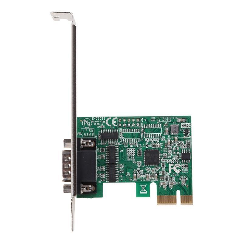 Professional PCIE Dual Serial Chip Expansion Card Ax99100 2 Industrial Port Db9