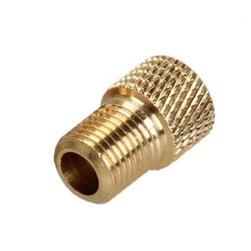 Presta to Schrader Brass Aluminum Alloy Bicycle Valve Adapter Converter Adapter