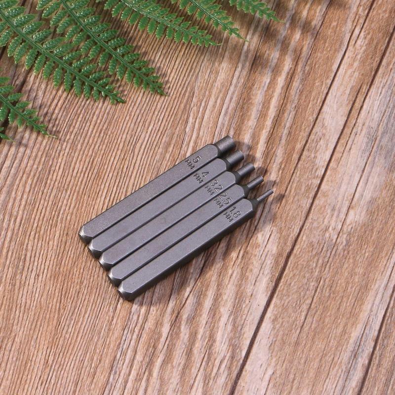 5 Pcs 1.8mm 2.5mm 3.2mm 4mm 5mm Metal Stamping Punches Kit DIY Jewelry Stamping
