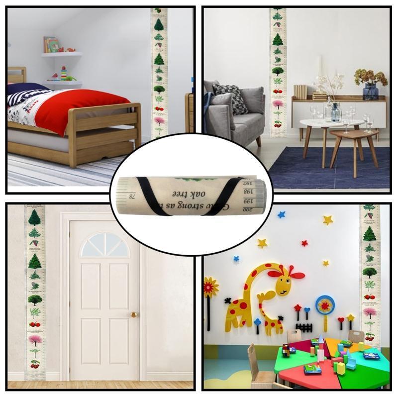 79" Children Growth Chart Wall Hanging Height Ruler for Toddler Height Measuring