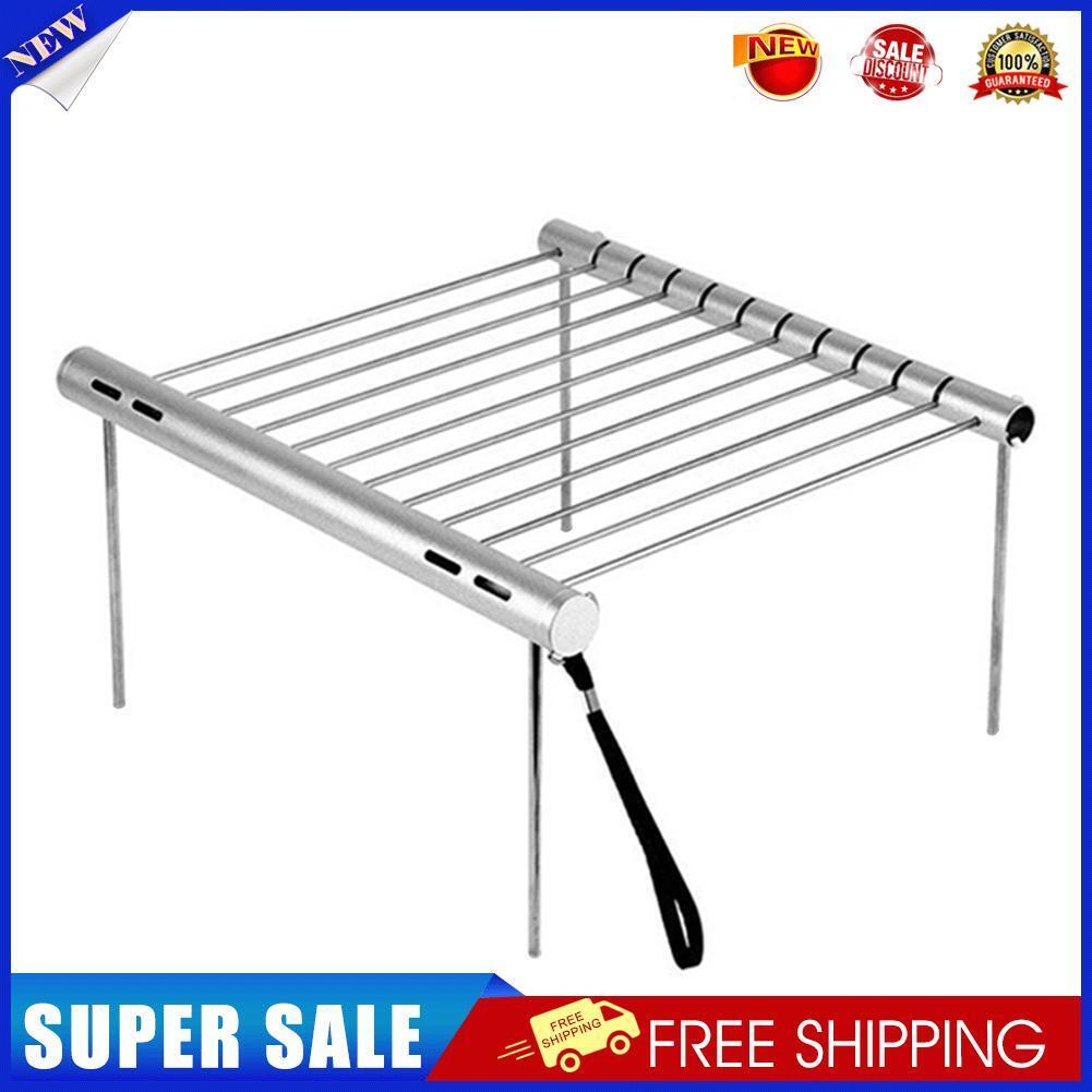 Portable Stainless Steel Barbecue Grill Foldable Outdoor Picnic BBQ Tool