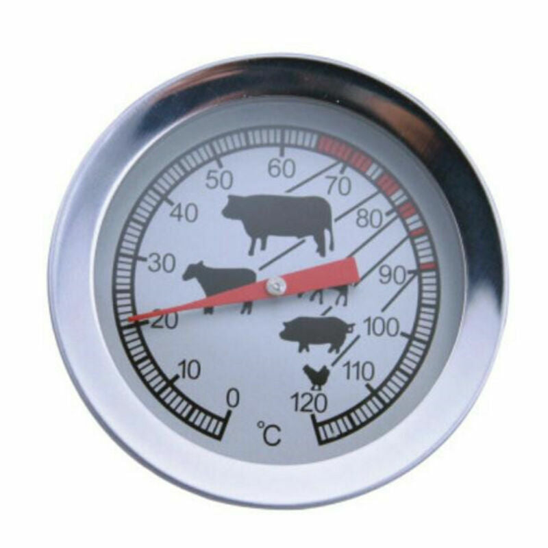 Dial Roast Meat Chicken Turkey Beef Cooking BBQ Food Thermometer Gauge 0-120?