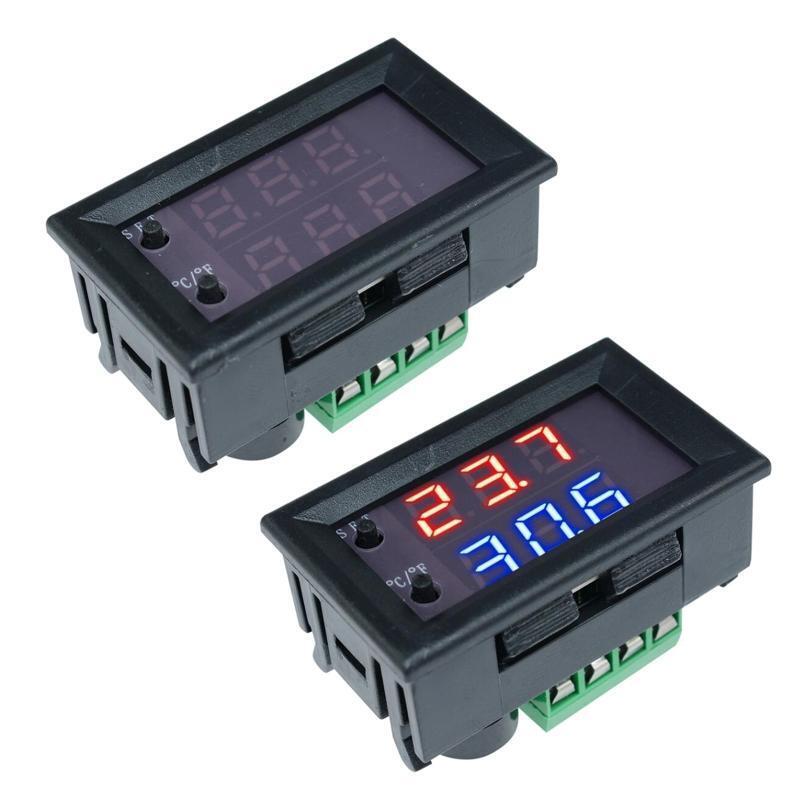 DC 12V Electronic Temperature Controller Heating/Cooling Thermostat Control