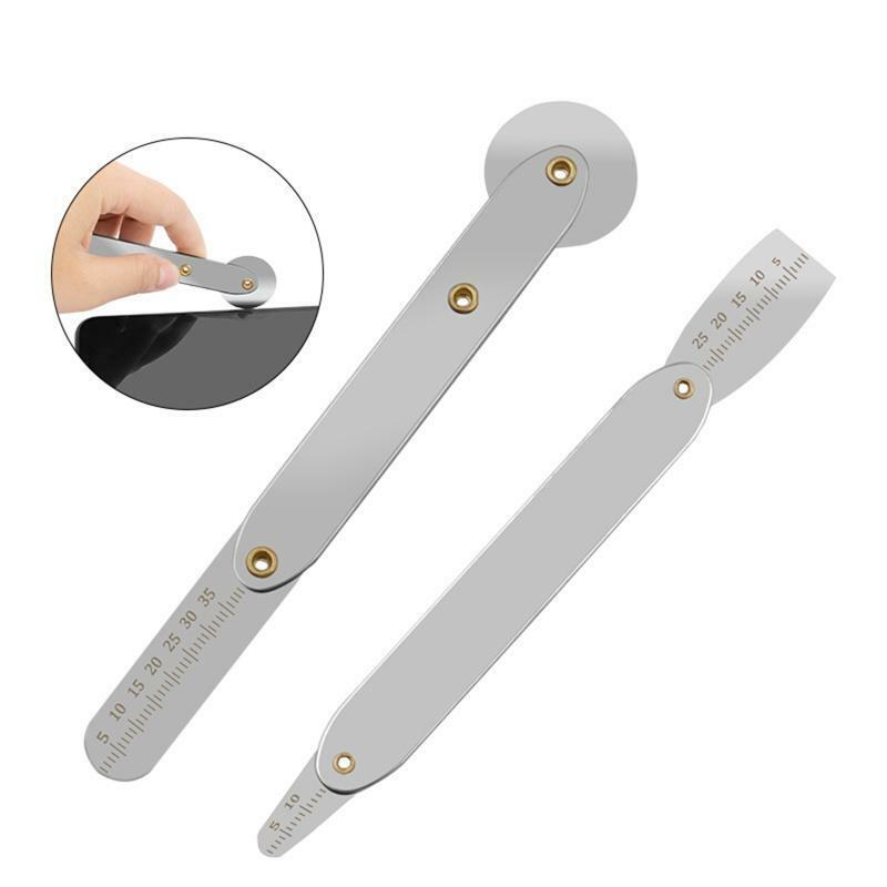Universal Mobile Phone LCD Screen Back Cover Roller Crowbar Opener with Ruler