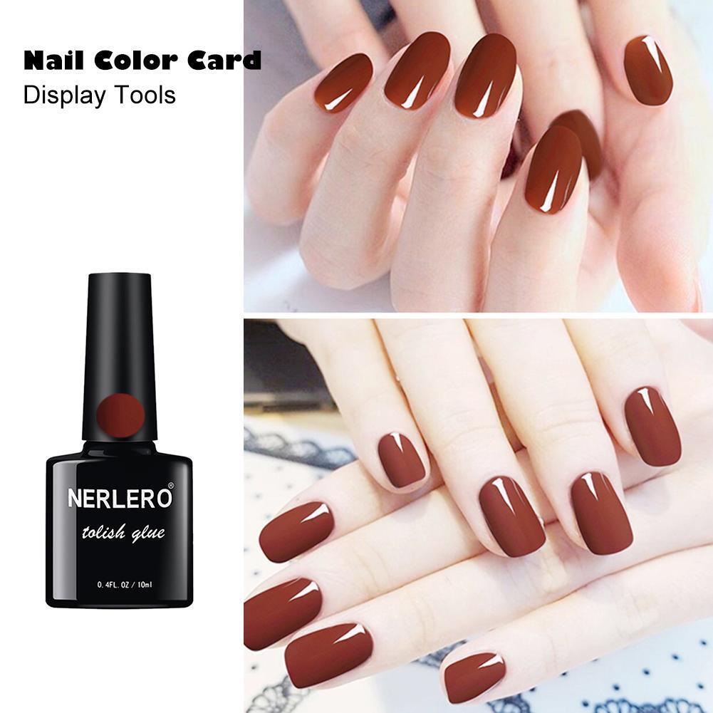 Nail Art Polish Palette Dot Flat Nail Color Card Display Tools (Skin Color)
