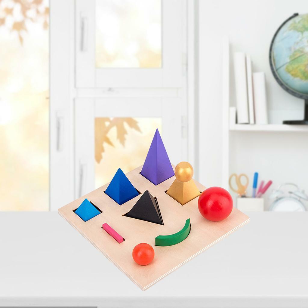 Multiple Shape puzzle playing Sorting  Block Develop Montessori