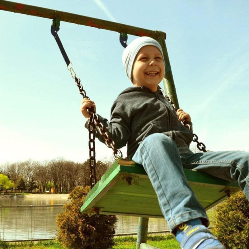 Tree Swing Hanging Straps Kit  with Safer Lock Snap Carabiner Hooks