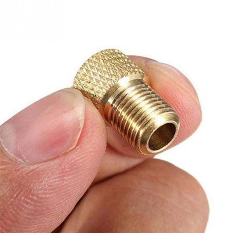 Converter Adapter Presta to Schrader Brass Bicycle Valve Adapter