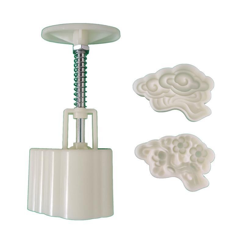 Mooncake Stamps Pine Shaped Baking Moulds Pastry Gadgets for Mid-Autumn Festival