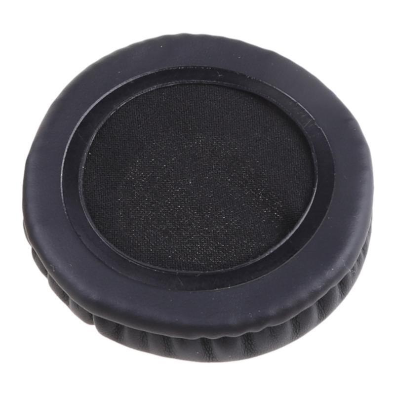 1 Pair Replacement Faux Leather Sponge Ear Pads Cushions for Headphone Headset