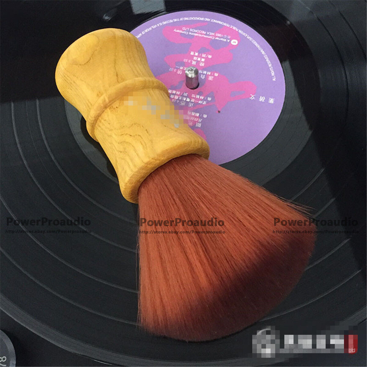 LP Vinyl Record Cleaning Kit Anti Static Carbon Fiber Brush Soft Cleaner