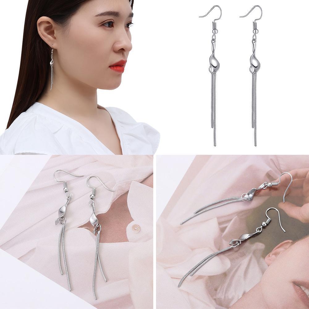 Gifts Luxury Irregular Dangle Earrings Jewelry Drop Earrings Long Tassel