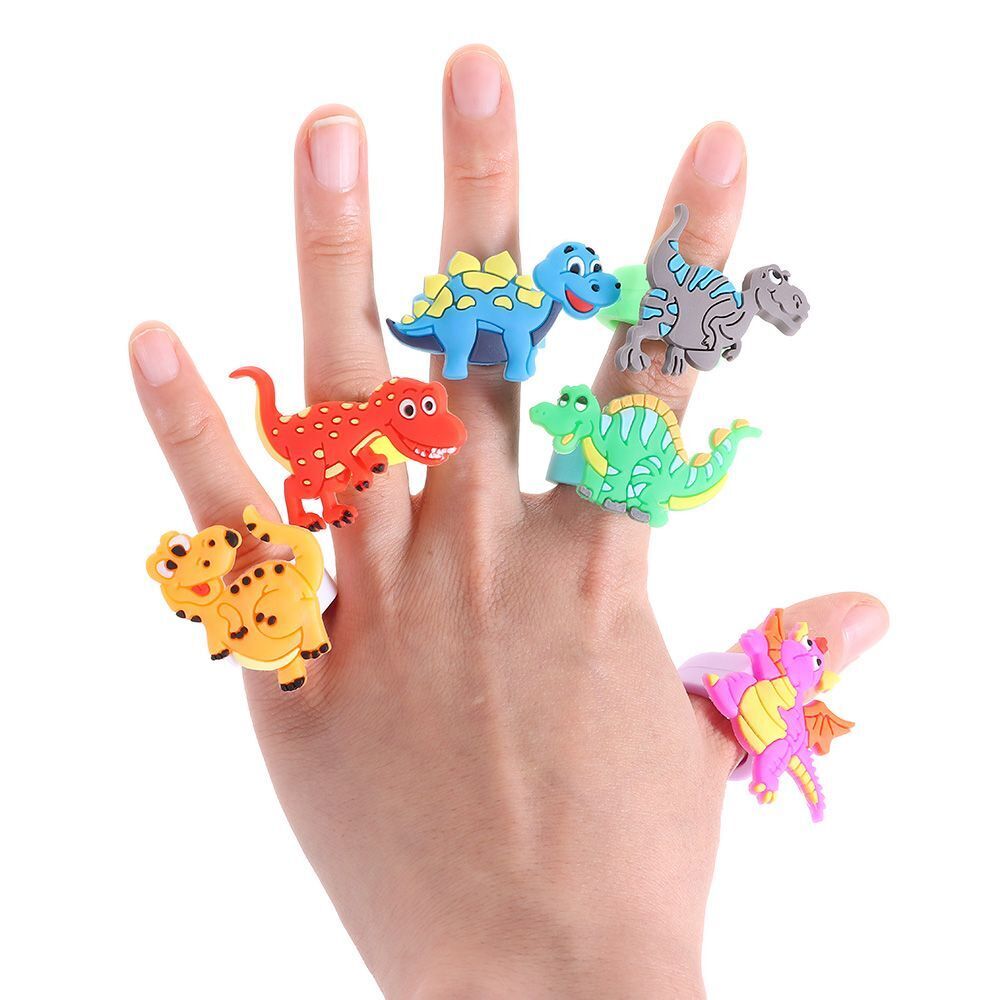 DinosaurDecorations Dinosaur Rings Straws Dinosaur Party Favors Bracelets