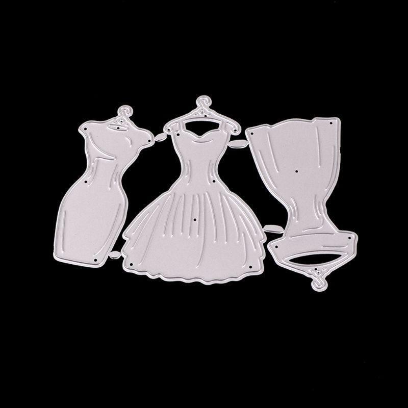Dress Metal Cutting Dies DIY Scrapbooking Paper Stamping Die Decor