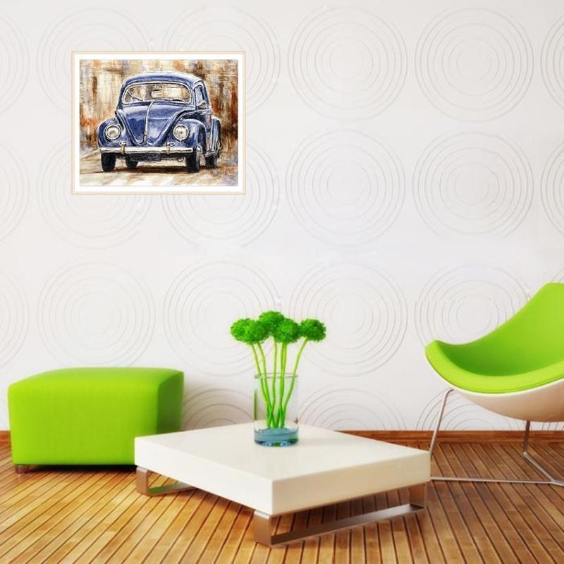Car 5D Full Diamond Embroidery Painting DIY Painting Cross Stitch Home Decor Kit
