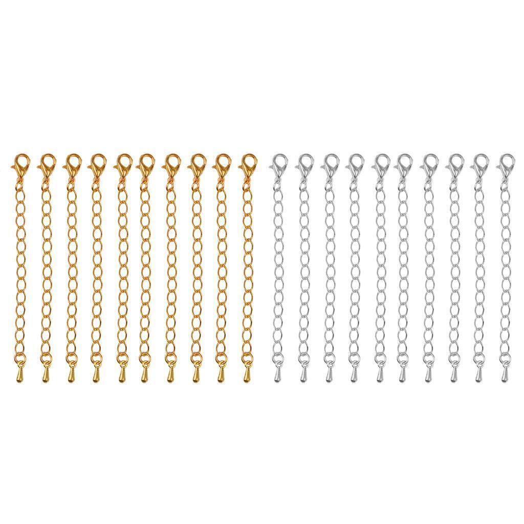 20pcs  Alloy Necklace Bracelet Extender Chain Jewelry Extenders