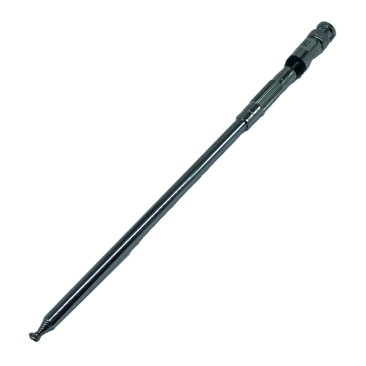 Stainless Steel 76-108MHz FM Transmitter 26-123cm Length Antenna for TV