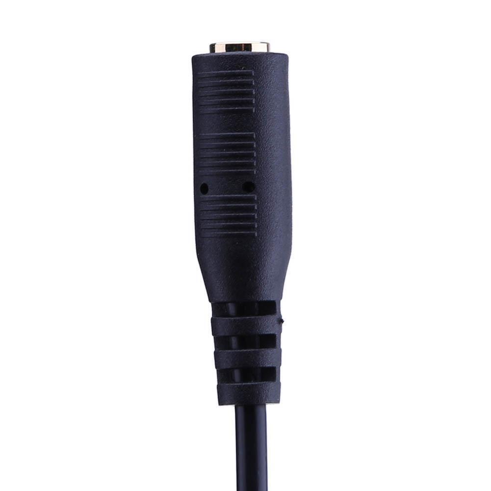 1pc 3.5mm Audio Jack Female to Male RJ9 Plug Adapter Converter Cable