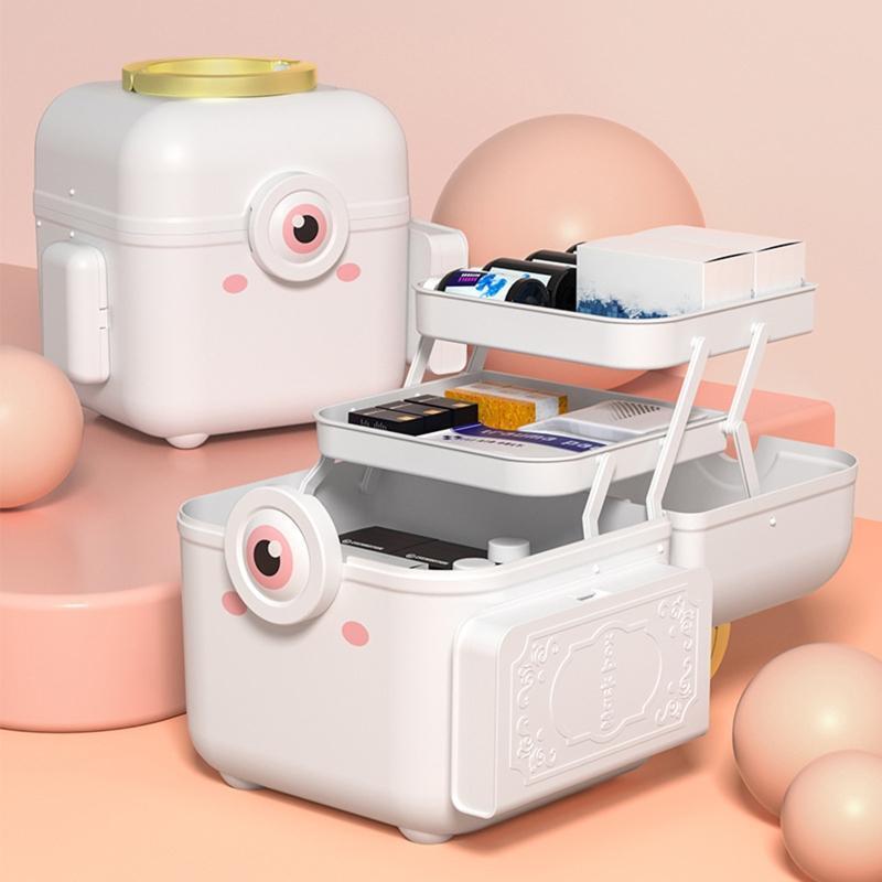 Locked Medicine Box Portable Medicine Storage box Family Medicine Organizer Box