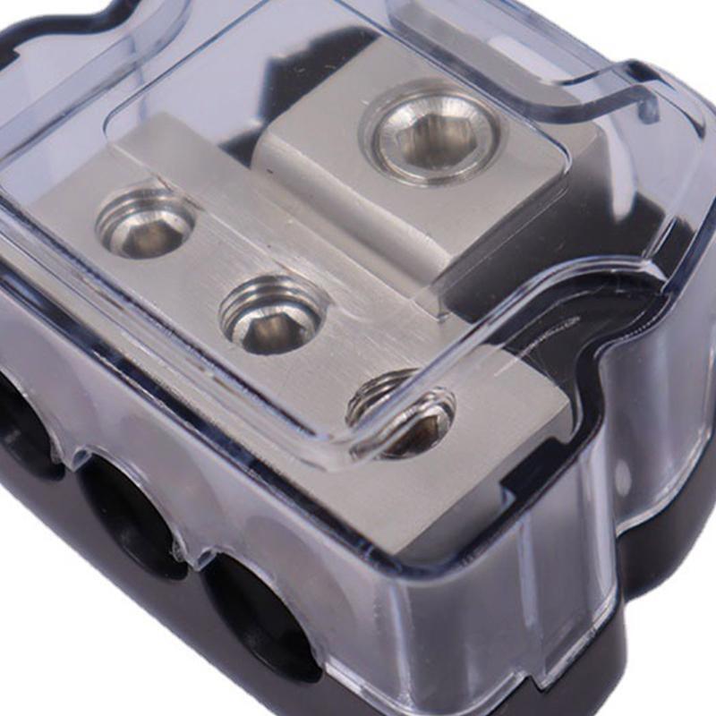 Power Ground Distribution Block 1 Gauge In to 3 Gauge Out Power Distribution Box