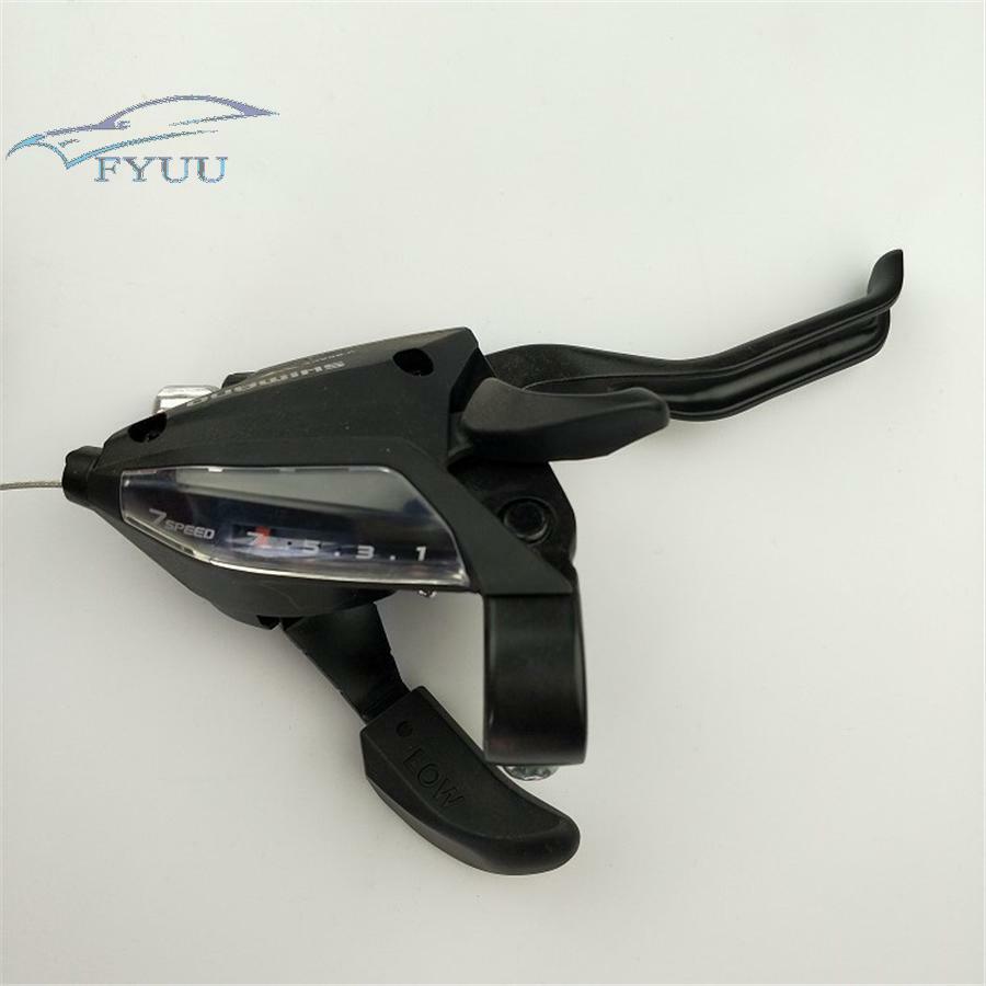 1 Pairs Shimano Black ST-EF500 Bike Brake Levers Set Shifter Shift 21 Speed MTB