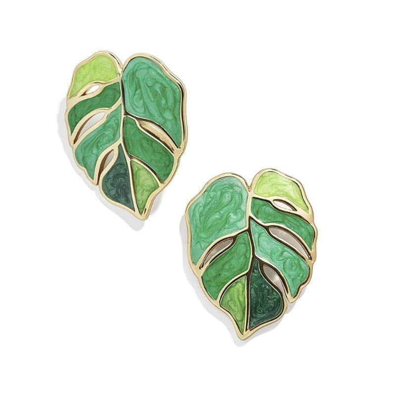 Leaves Shape Earrings Hypoallergenic Earrings Jewelry Christmas Gift for Women
