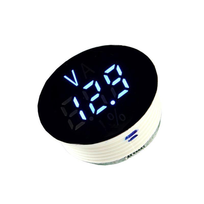 Battery Voltage Meter LED Display Battery Monitor 2/3 Wires DC 0-150V 12/24/60V