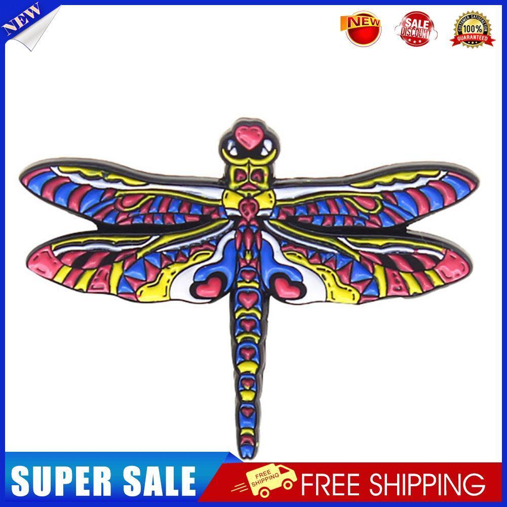 Painted Dragonfly Enamel Pins Brooch Animal Clothes Denim Bag Lapel Jewelry
