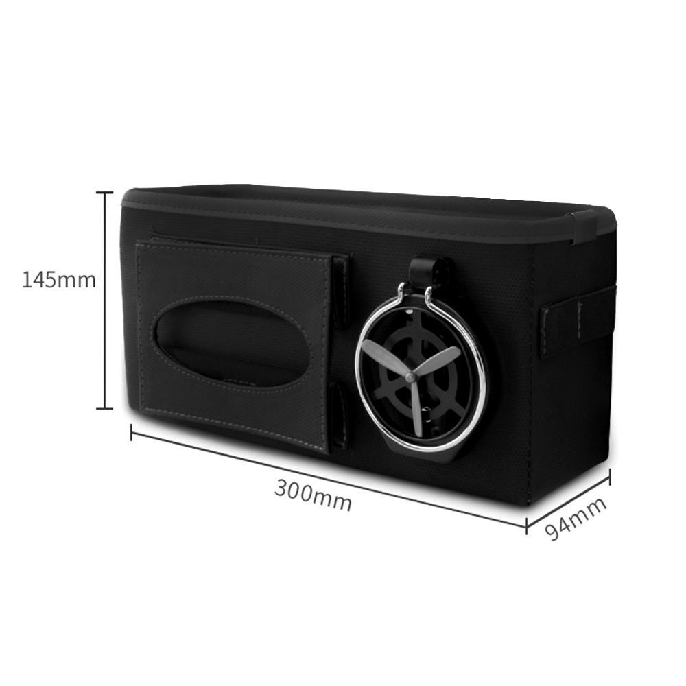 Universal Seat Back Pocket Tissue Box Car Seat Storage Bag Auto Cup Rack