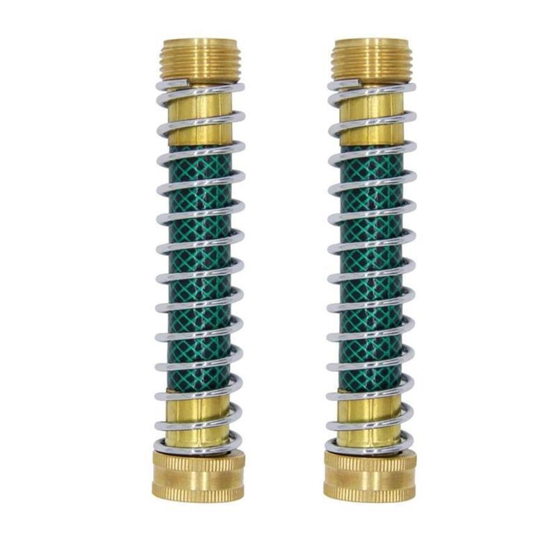 Hose Connector with Coil Spring Easy Installation Garden Hose Extension Adapter