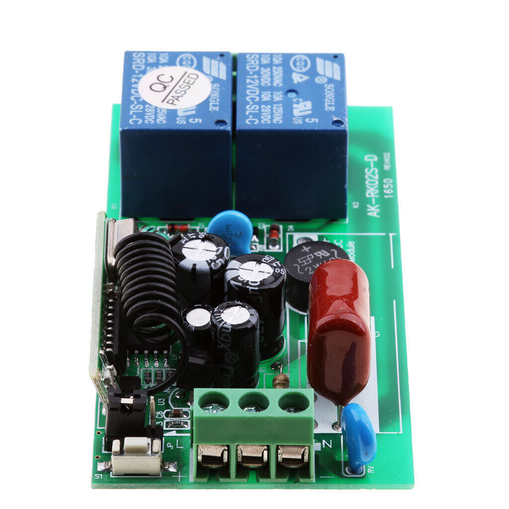 AC85-250V 10A 2 Channel   Remote Control  Switch Receiver