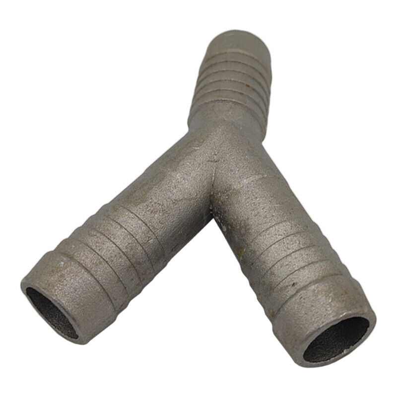 2pcs 3/4" inch 19mm Y 3-Way Heater Hose Connector Pipe Coolant Fitting Adapter