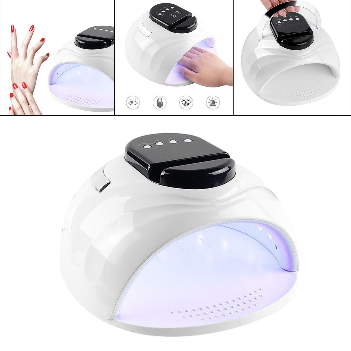 168W LED Nail Lamp Nail Polish Dryer with 42 Pcs Light Bead Lamp Gel Acrylic
