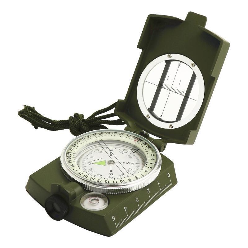 Survival Emergency Luminous Sighting Compass,Multifunctional North Green Compass