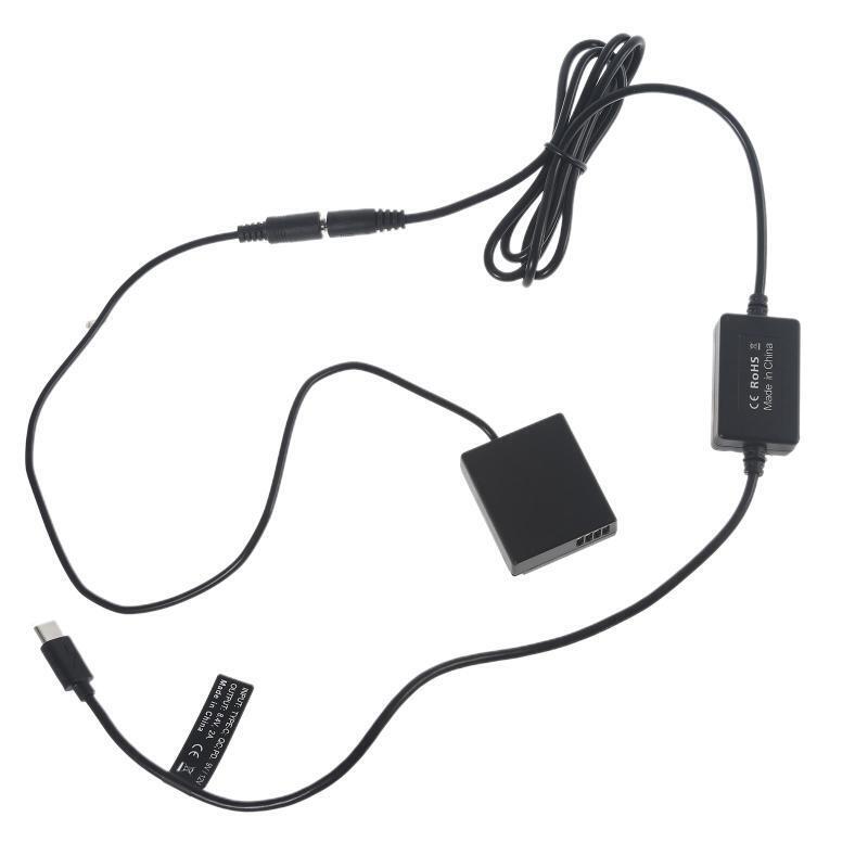 AC8 DMW-BLG10 BLE9 DCC11 DC Coupler PD Adapter USB Type-C Cable for Lumix