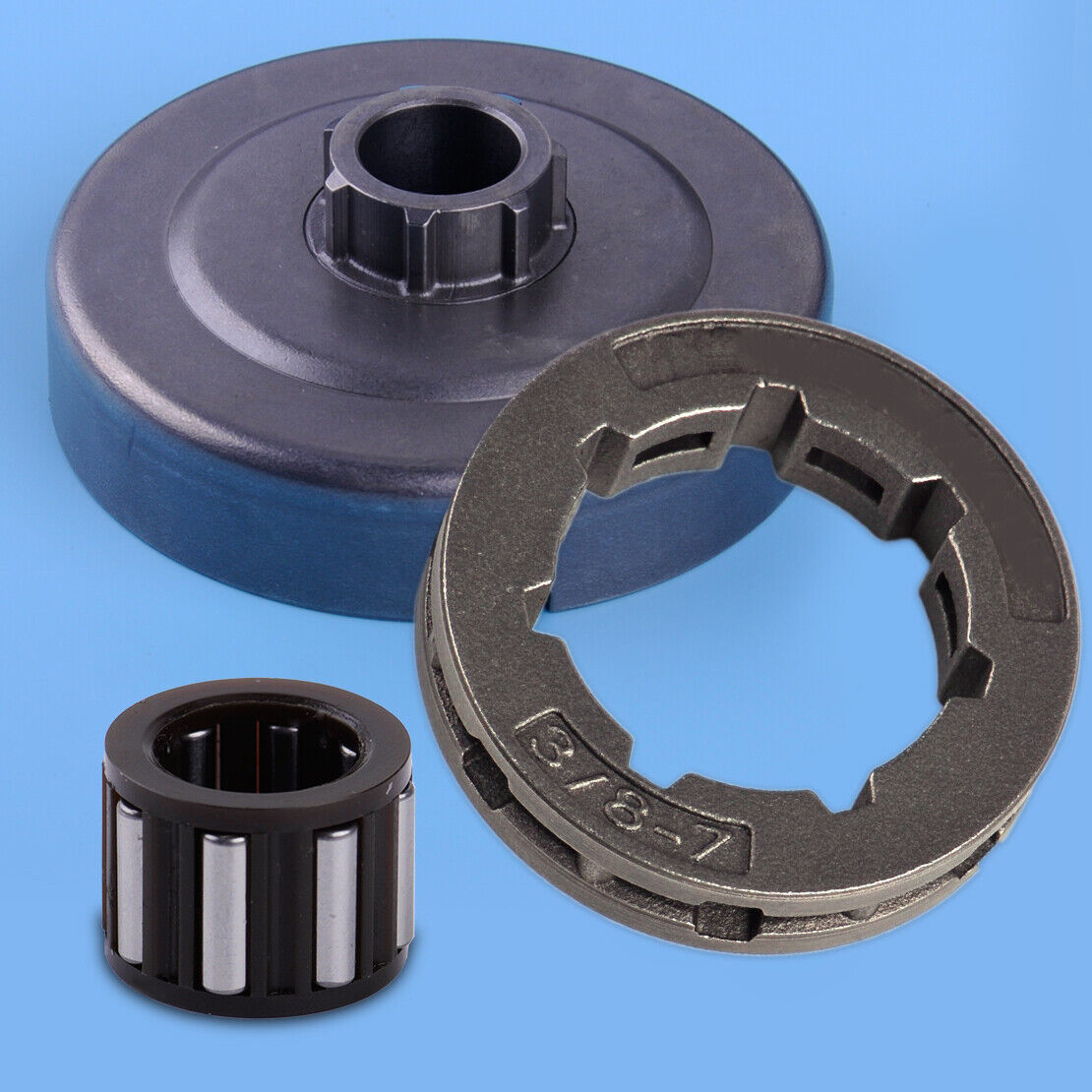 3/8"-7 Chain Sprocket Clutch Drum Needle Bearing fit for Stihl 044 046 MS440 Li