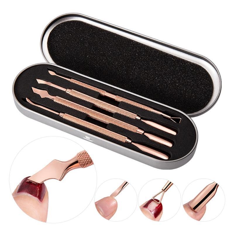 Toenail File and Lifter Double Sided Ingrown Toenail Care Set Nail Cuticle Push