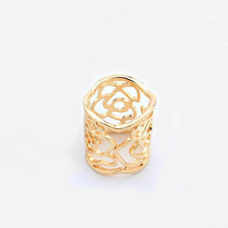8 Pieces Womens Fashion 3-ring Rhinestone Scarf Ring Clip Slide