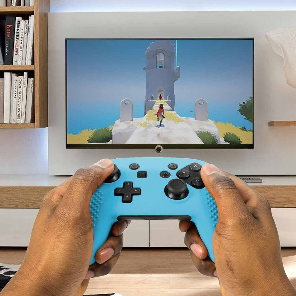 Grip Controller Protective Case Cover Silicone Skin For Nintendo Switch Pro
