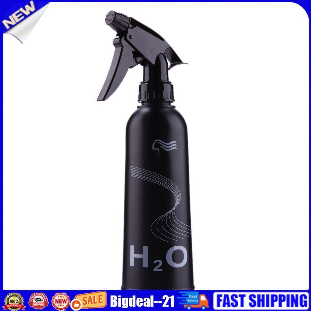 300ml Hair Sprayer Bottle Pure Color Super Fine Spray Kettle(Black)