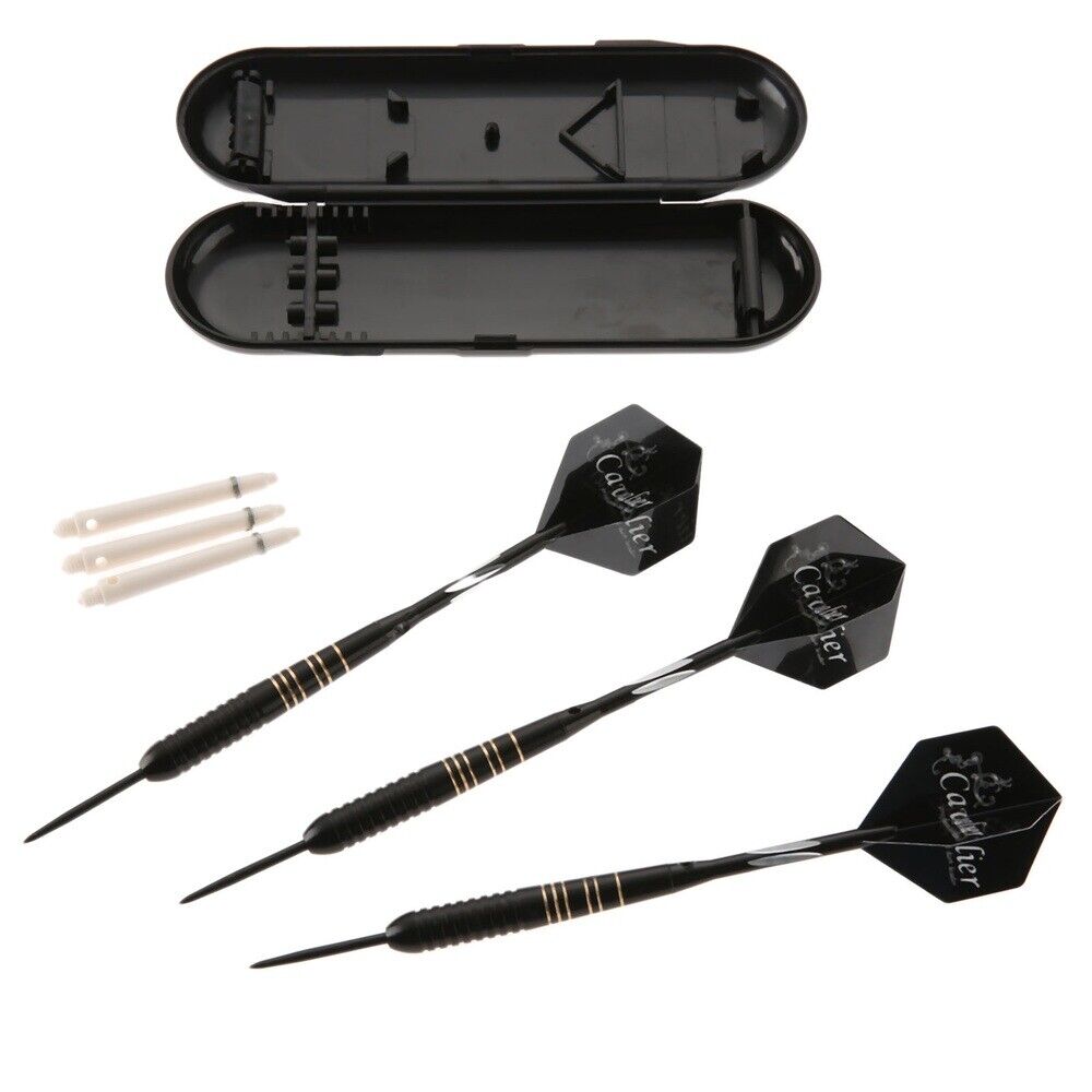 3pcs Professional Torpedo Darts 85mm with 3pcs Replaceable Plastic Dart Shafts