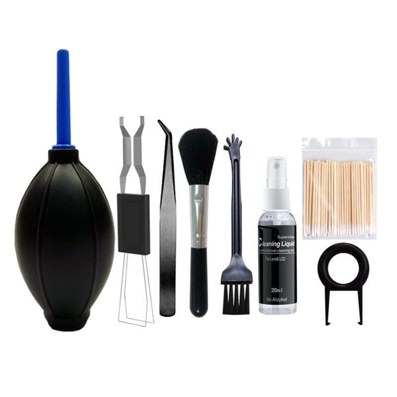 9-piece Keyboard Cleaning Set Lens Screen Cleaner Fiber Spray Brush Air Blowing